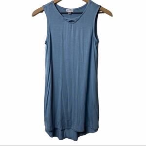 Love, Fire Blue Medium Women Sleeveless Top